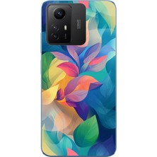 Le Balvo Redmi Note 12S Uyumlu Yumuşak Dalgalı Baskılı Silikon Kılıf