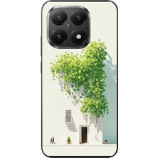 Le Balvo Xiaomi Mi 15T Uyumlu Sarmaşıklı Ev Baskılı Silikon Kılıf