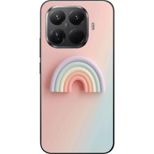 Le Balvo Xiaomi Mi 15T Pro Uyumlu Gökkuşağı Pastel Baskılı Silikon Kılıf