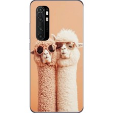 Le Balvo Xiaomi Mi 10 Lite Uyumlu Sevgili Lamalar Baskılı Silikon Kılıf