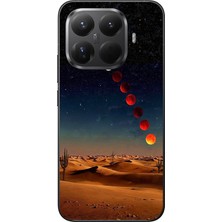 Le Balvo Xiaomi Mi 15T Pro Uyumlu Ayın Geçişi Baskılı Silikon Kılıf