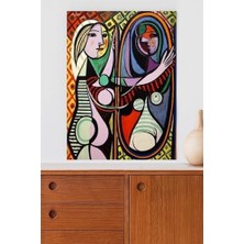 Berry Store (PSTER20052) Ayna Karşısındaki Kız - Pablo Picasso Sanatsal Poster 40 x 60