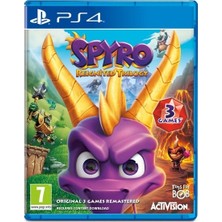 Activision PS4 Spyro Reignited Trilogy Aksiyon Macera Oyunu Genel Yaş İçin Tek Oyuncu Desteği