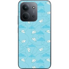 Le Balvo Redmi 15C Uyumlu Kağıttan Uçak Baskılı Silikon Kılıf