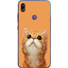 Le Balvo Redmi Note 7 Uyumlu Masum Kedi Baskılı Silikon Kılıf