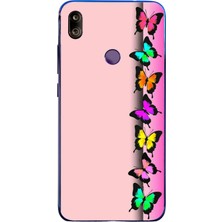 Le Balvo Redmi Note 7 Uyumlu Kelebeklerin Rüyası Baskılı Silikon Kılıf