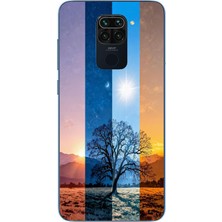 Le Balvo Redmi Note 9 Uyumlu Gündoğumu Mevsimi Baskılı Silikon Kılıf