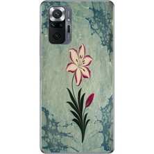 Le Balvo Redmi Note 10 Uyumlu Çiçek Deseni Baskılı Silikon Kılıf