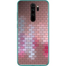 Le Balvo Redmi Note 8 Pro Uyumlu Renkli Duvar Baskılı Silikon Kılıf
