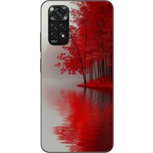Le Balvo Redmi Note 11 - 11S Uyumlu Sonbahar Gölü Baskılı Silikon Kılıf