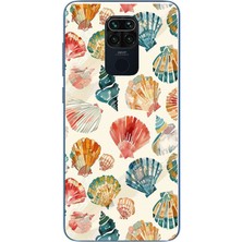 Le Balvo Redmi Note 9 Uyumlu Deniz Incileri Baskılı Silikon Kılıf
