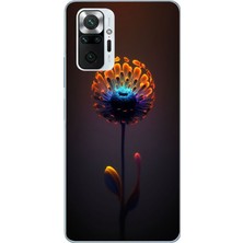 Le Balvo Redmi Note 10 Pro Uyumlu Büyülü Çiçek Baskılı Silikon Kılıf