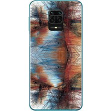Le Balvo Redmi Note 9s Uyumlu Karışık Çizgiler Baskılı Silikon Kılıf
