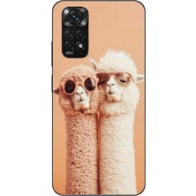 Le Balvo Redmi Note 11 - 11S Uyumlu Sevgili Lamalar Baskılı Silikon Kılıf
