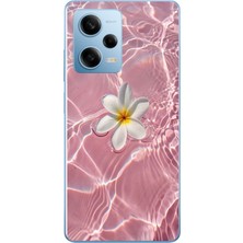 Le Balvo Redmi Note 12 Pro 5g Uyumlu Dalgalı Papatya Baskılı Silikon Kılıf