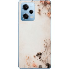 Le Balvo Redmi Note 12 Pro 5g Uyumlu Kuru Dallar Baskılı Silikon Kılıf