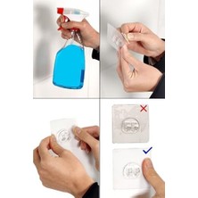 Berry Store Yapışkanlı Banyo Düzenleyici Şampuanlık Duş Rafı Krom 2 Adet Tş-01