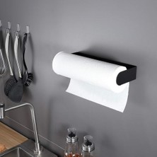 Berry Store Paslanmaz Çelik Rulo Kağıt Havlu Asacağı,kağıt Havluluk,yapışkanlı Rulo Havlu Askısı