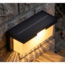 Cata CT-7083 Cata LED Solar Bahçe Armatürü Duvar Aplik Sensörlü 3000K IP44 40W 220V 4300LM ( Barbaros Solar )