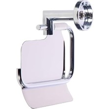 Berry Store Minimax A44788 Kapaklı Tuvalet Kağıtlığı, Krom