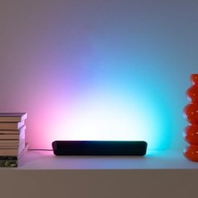 Berry Store Wiz 2'li Gradient Işık Barı - Siyah (30 Cm) Rgbıc Aynı Anda Birden Fazla Renk Gösterir – Kolay Kurulum, Wi-Fi ile Bağlanır – Uygulama/dil ile Kontrol,, Alexa ve Homekit ile Çalışır