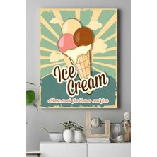 Berry Store (PSTER16267) Ice Cream Kanvas Tablo 40 x 60