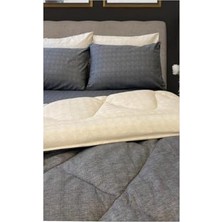 Berry Store -Lux Uyku Seti-Tek Kişilik-Lastikli Çarşaflı 2yastık Kılıflı-Özel Çantada /krem