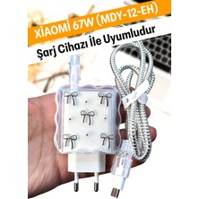 WANNA PROTECT Xiaomi 67W Uyumlu Şarj Kılıfı Başlığı Adaptörü Koruma Redmi Kablo Koruyucu Kılıfı 5'li Koruma Seti