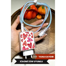 WANNA PROTECT Xiaomi 33W Uyumlu Şeffaf Şarj Başlığı Adaptörü Koruma Kablo Koruyucu 5'li Koruma Seti