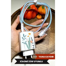 WANNA PROTECT Xiaomi 33W Uyumlu Şeffaf Şarj Başlığı Adaptörü Koruma Kablo Koruyucu Kılıfı Koruma Seti