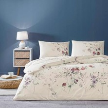 Berry Store Taç Kiara Çift Kişilik Nevresim Takımı Ekru