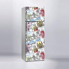Berry Store Buzdolabı Kaplama Dolap Kaplama Etiketi Londra