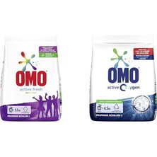 DMR Home Fresh Renkliler Için 36 Yıkama Toz Deterjan (1 x 5500 G)(1) Omo Oxygen Toz Çamaşır Deterjanı Beyazlar Için, 4.5 Kg(1)
