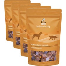 DMR Home Kito Freeze Dried Somon Köpek Ödül MAMASI%100 Doğal, Glutensiz 30 Gr(Dog Treat) (4 Paketi)