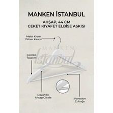 Manken İstanbul 20 Adet A-Kalite Ahşap Ceket Askısı Gömlek Askısı Tişört Askısı Ahşap Askı Elbise Askısı