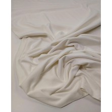 Kumaş Parça Ekru Interlok Penye Kumaş Esnek Yumuşak En: 170CM