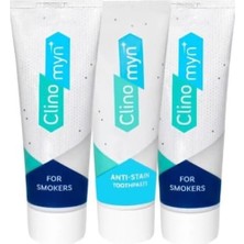 DMR Home Clinomyn Smokers Sigara Içenler Için Diz Beyazlatan 75ML x 2 + Temizle Parlat Diş Beyazlatan ve Parlatan Fresh Jel Diş Macunu 75 ml
