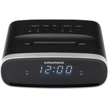 Grundig SCN 130 Alarm ve Saatli Radyo Kompakt Tasarım Özellikleriyle Siyah Renkli
