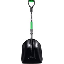 DMR Home Hooyman Kürek, Dayanıklı Karbon Çelik Başlık, Bahçecilik, Arazi Yönetimi, Bahçe Işi, Tarım ve Dış Mekanda Kullanım Için, Ergonomik ve Kaymaz H-Grip Sap, Fiberglas Gövde, Geniş Basma Alanı