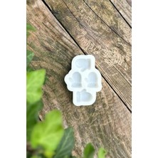 DMR Home 3D Eldiven Mini Dörtlü Mum Kalıbı (Silikon)