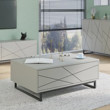 Nilah Axis Modern Orta Sehpa Kum Taşı