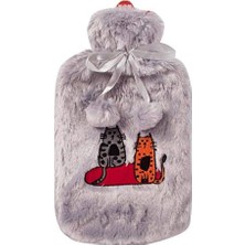 DMR Home Cats Gri Peluş Su Torbası