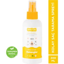 Babyton Bebek & Çocuk Kolay Saç Tarama Spreyi 200 ml Paraben İçermez Besleyici Formül