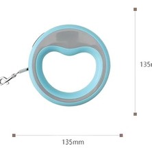 DMR Home Kanjı Otomatik Köpek Gezdirme Tasması – Mavi | 2.5 Metre Geri Çekilebilir Plastik Tasma – Ergonomik Tutma Saplı, Güçlü Metal Kancalı, Küçük ve Orta Irklar Için Uygun | Yürüyüş & Eğitim Için