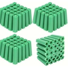 DMR Home Usin 100 Adet 06 mm Plaastik Duvar Dubel Genleşme Tabası - Çivi Vida Dubeli