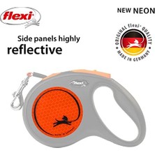 DMR Home New Neon 5 M Medium Şerit Otomatik Köpek Gezdirme Tasması