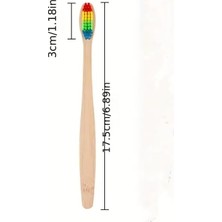 DMR Home Bambu Diş Fırçası, Yumuşak Kıl, Karışık Renkler 1 Adet