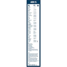 DMR Home Rüzgarlıklı Silecek Seti  480S 3397118541