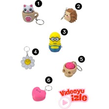 Happy Story Hareketli ve Sesli Stres Atıcı Anahtarlık