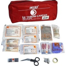 DMR Home Lüks Ilk Yardım Çantası Belgeli Kumaş Çantalı Yönetmeliğe Uygun